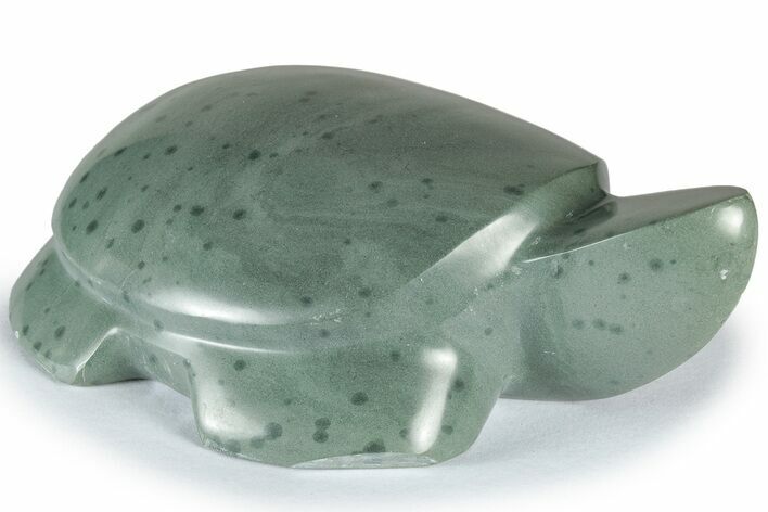 Carved Spotted Siltstone Turtle - Philippines #309060